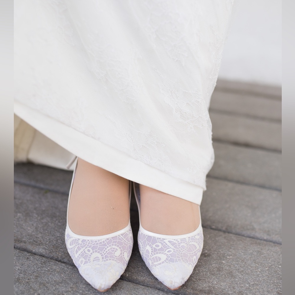Elegant wedding shoes